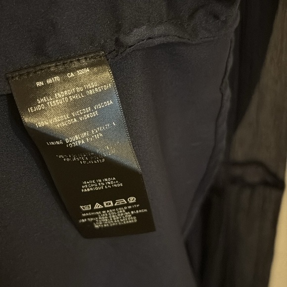 Floreat Anthropologie Navy blue maxi dress with Pink embroidered flowers- NWT-10 - Picture 5 of 7